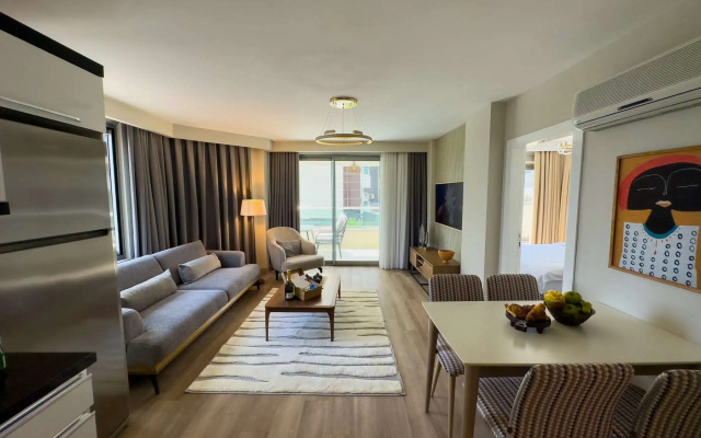 Апартаменты 2+1 Qoople Begonia в 20 метрах от моря