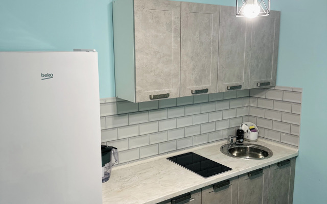 V novom dome, vid na karer Flat