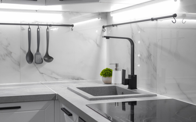 Апартаменты Lalapart Gray stone на 30 этаже небоскреба Савеловский Сити