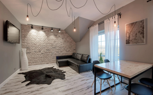 Квартира студия в стиле лофт