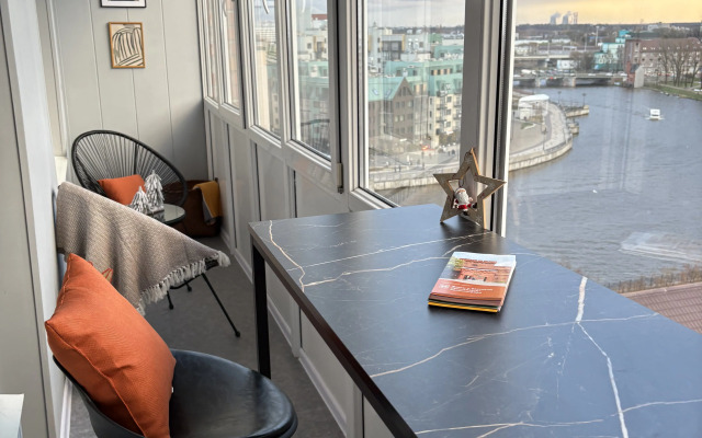 Квартира с видом на рыбную деревню