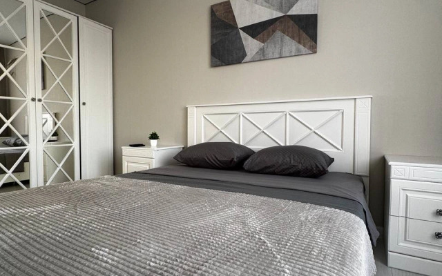 Квартира Стильная Двухкомнатная Для Проживания От 1 До 6 Гостей