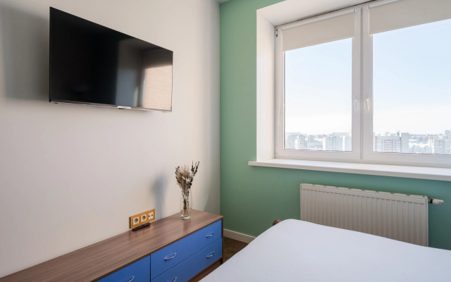 Квартира Просторная квартира с двумя отдельными спальнями и кухней