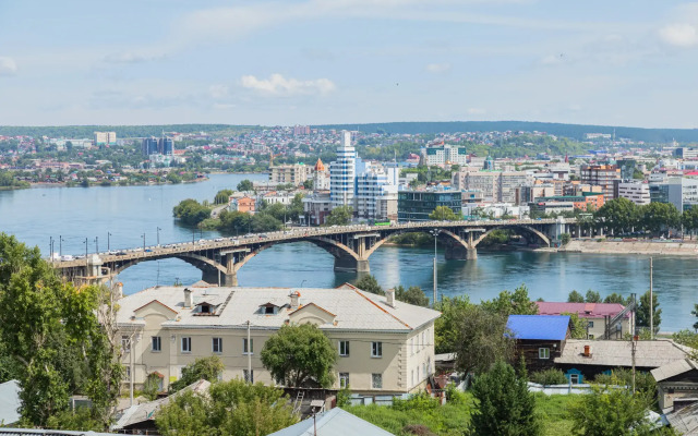 Квартира Студия с потрясающим видом на Ангару Лофт