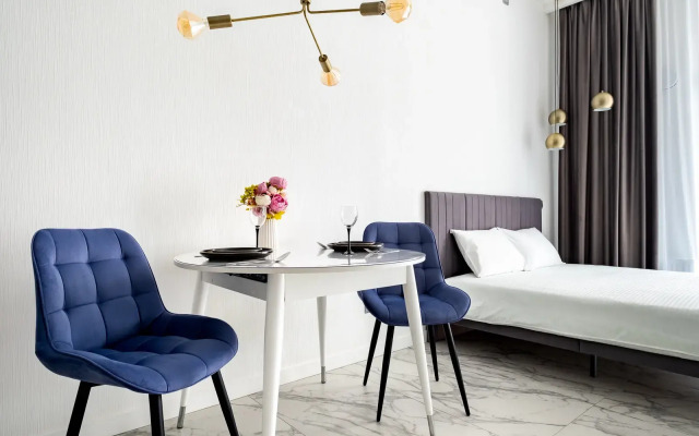 Апартаменты стильная студия в ЖК бизнес-класса на Лесной