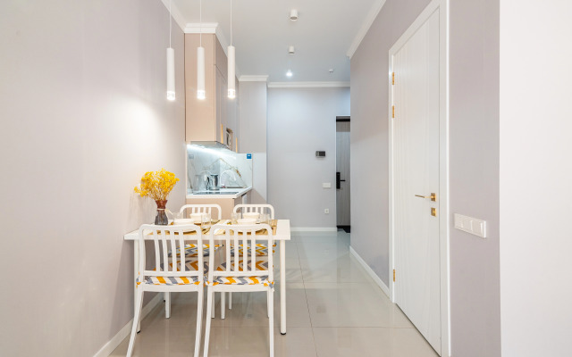 Апартаменты Студия Ferrero Rocher в центре рядом c ТРЦ (274)