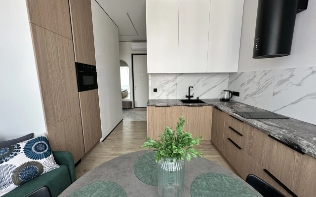 Апартаменты Уютная евродвушка с видом на Москву реку