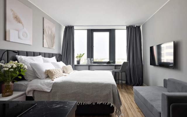 Апартаменты Студия рядом с метро 1211 1