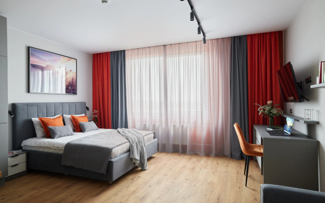 Апартаменты Студия 35 м2 у метро