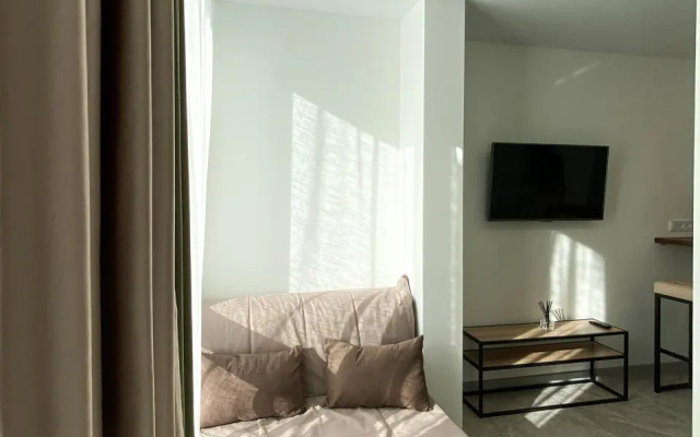 Апартаменты с кроватью 180 см, ванной и панорамными окнами, с 15 по 17 этаж