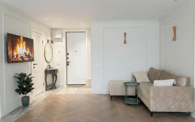 Квартира Top Rooms: Евродвушка на Саввинской набережной с видом на Москва Сити