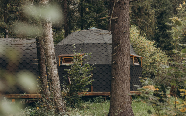 Шале Сфера Агат в лесу на Живописной улице