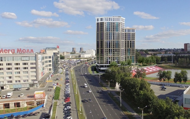 S Vidom na Volgu i Gorod Flat