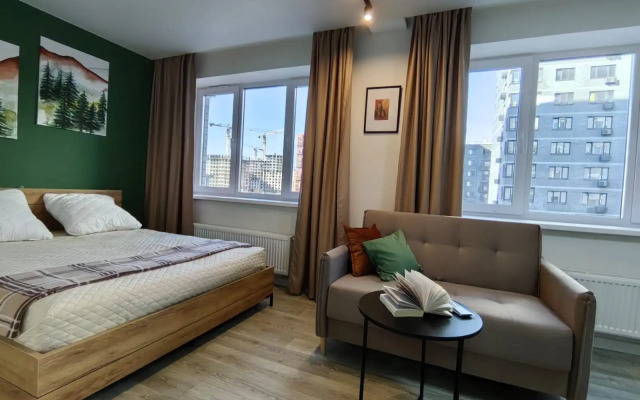 Квартира Уютная Студия в Новом Микрорайоне ЖК Домашний