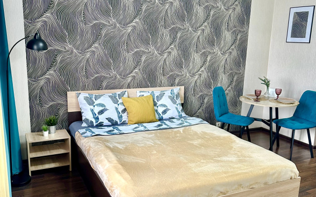 Квартира-студия с красивым видом на город