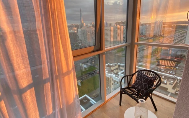 Апартаменты с видом на Лахта-центр