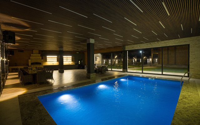 Вилла Wooden villa with pool and sauna, near Myler and Aragats