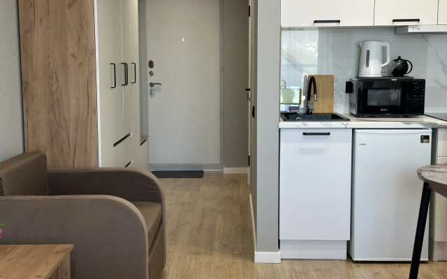 Квартира Уютная Современная с Балконом в ЖК Кислород (19)