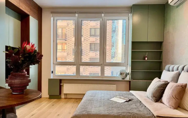 Апартаменты студия Люкс с видом реку и Москва-Сити!