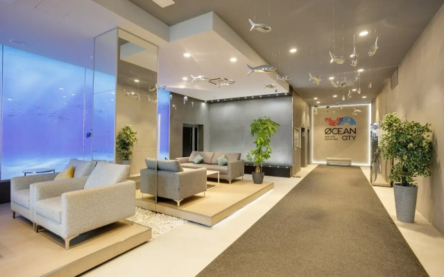 Квартира в Ocean City с панорамными окнами в элитном ЖК