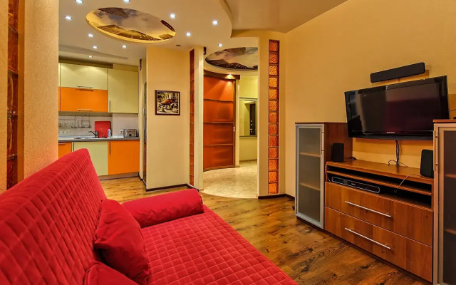 Двухкомнатные апартаменты Sutki Rent с красивым видом на город