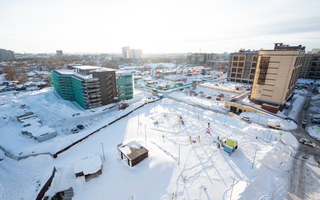 Апартаменты KazanHome Новая квартира с гостиной, спальней и отдельной кухней