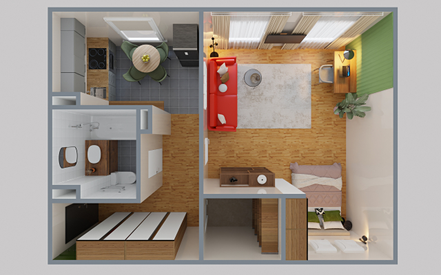 Квартира GM Apartments Однокомнатные на Патриарших