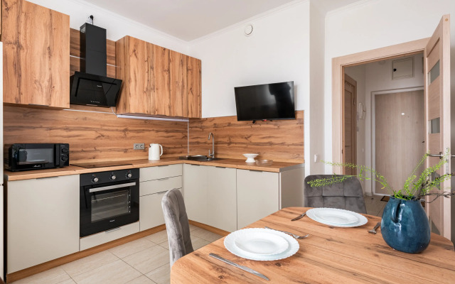 Vidovaya s balkonom na solnechnoj storone Flat