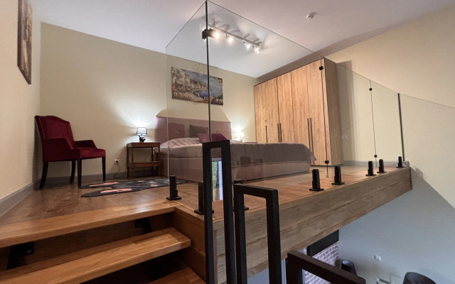 Sovremennye Dvukhurovnevye V Stile Loft Apartments