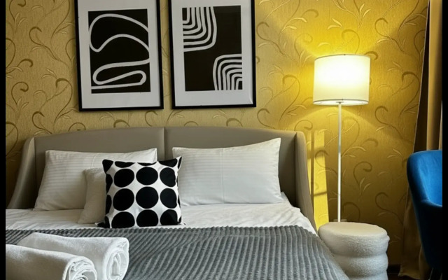 Апартаменты Чарующая однокомнатная рядом с набережной Волги