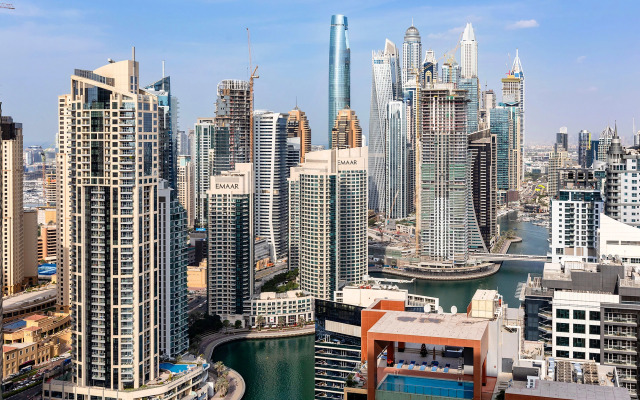 Апартаменты Marriott 1BR with Dubai Marina View