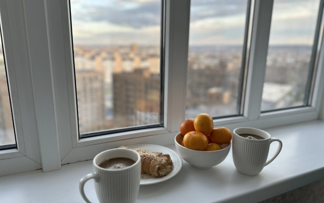 Квартира с панорамным видом на город