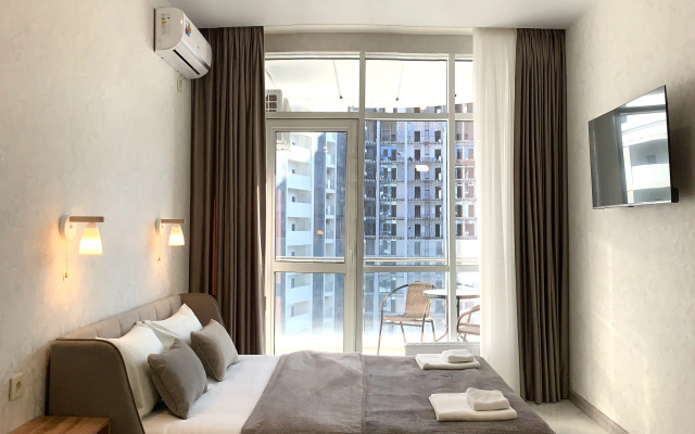 Апартаменты Славно в ЖК Sun Hills на 10 Этаже для Троих - фото 2