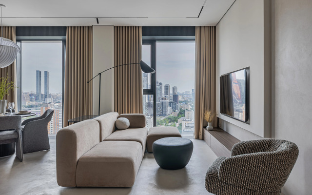 Квартира Просторная квартира с видом на Москва Сити