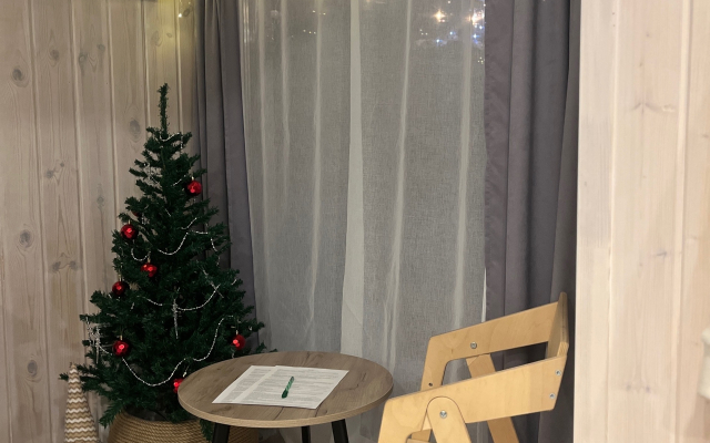 Частный дом  Belov House  с панорамным остеклением у леса