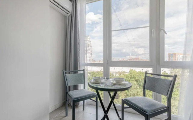 Apartments Studiya S Panoramnymi Oknami U Metro Oktyabryskoye Pole