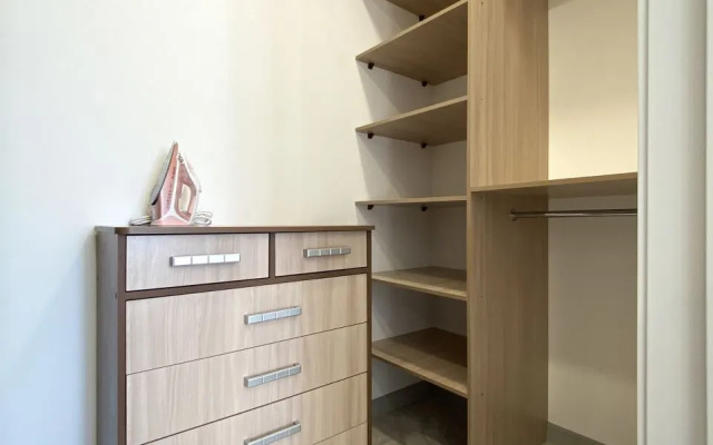 Апартаменты с кроватью 180 см, ванной и панорамными окнами, с 15 по 17 этаж