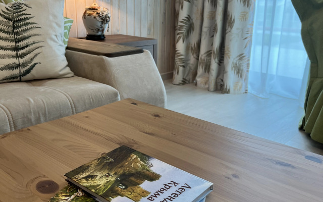 Апартаменты Олива с зоной патио и отдельной спальней