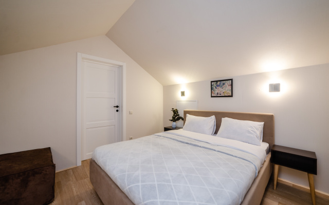 Частный Дом Барнхаус №1 с дровяной баней и горячей купелью, на 7 госте