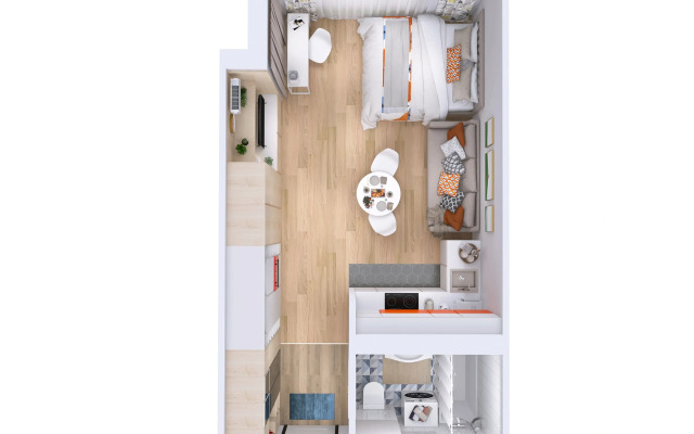 Апартаменты с видом на Москву 7