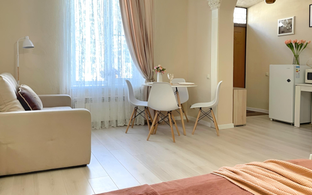 Uyutnaya studiya na Brodvee Flat