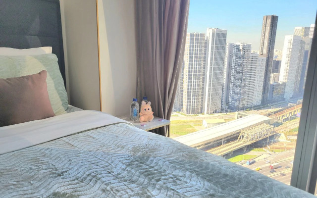 Apartment Стильная Студия на 30 Этаже Москва Сити