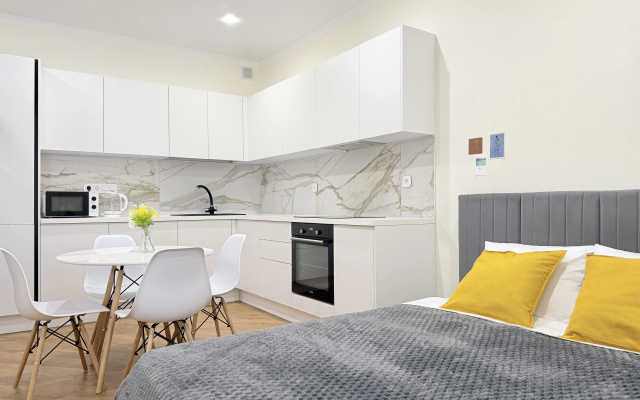 Apartamenty Stil'naa studia v otlicnoj lokacii v Centre Kazani v ZK Manhetten