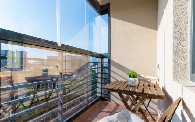 Апартаменты GLOBALSTAY Просторная 1-комнатная Квартира в Новом Доме Бизнес Класса ЖК Палацио на ВО в центре СПБ