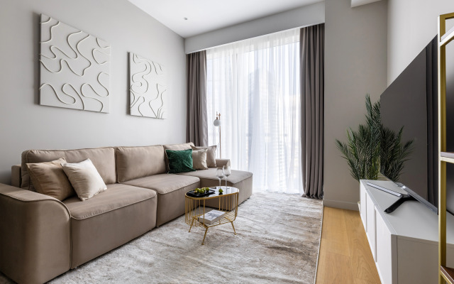 Квартира GM Apartments Суперсовременная Видовая Квартира в Neva Towers