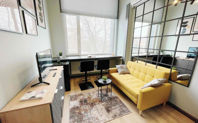 Квартира Двухуровневая Mila Apart в Стиле ЛОФТ на Нагорной