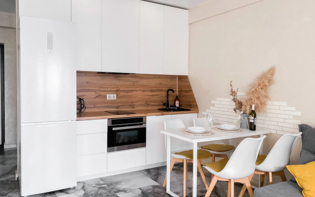 Апартаменты Студия с видом на море с 2мя диванами