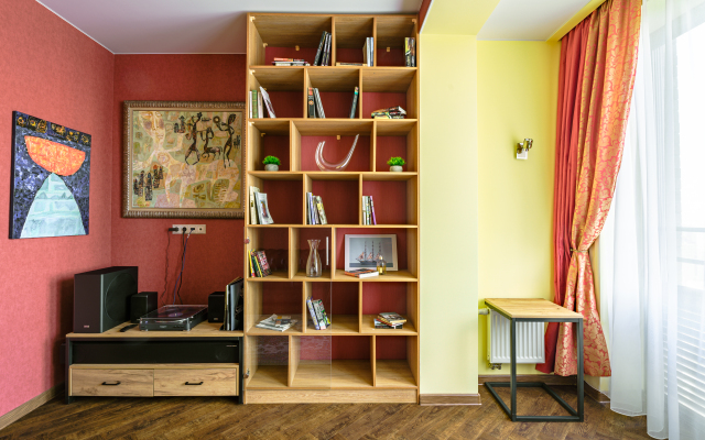 Lalapart Vintage House s Otdelnym rabochim kabinetom v Neboskrebe Flat