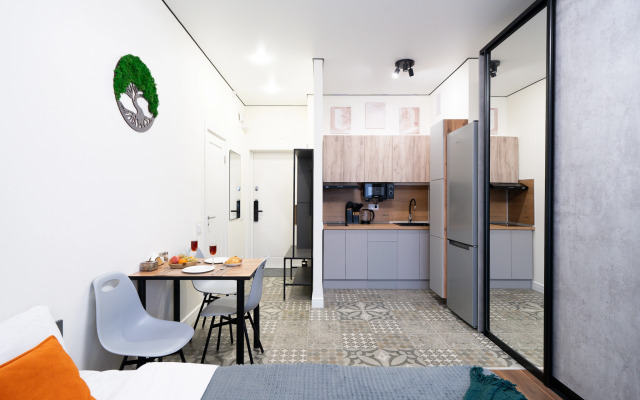 Квартира Стильная студия на двоих Natali apart на метро Прокшино