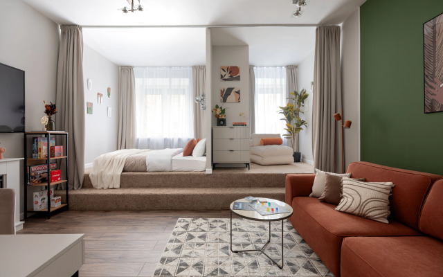 Апартаменты GM Тихая Двушка у Тверской с Новым Ремонтом